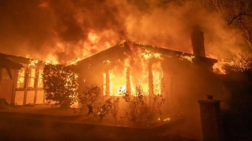 incêndio em casa